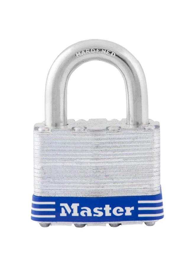 Master Lock 4-Pin Laminated Steel Padlock Silver 2inch  - Image 1