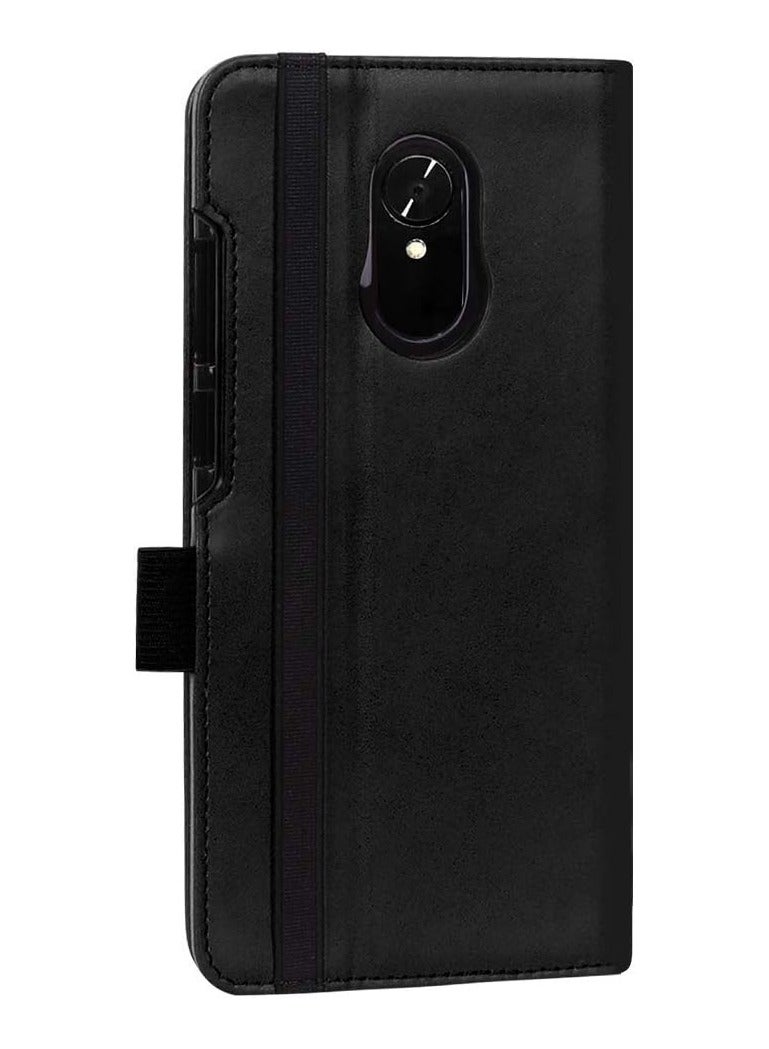 Case for Lenovo Tab V7 7.0'' PB-6505NC Premium PU Leather Hand Strap Case with Kickstand Cover Card Slots Shell Full-Body Protective Bumper  - Image 3