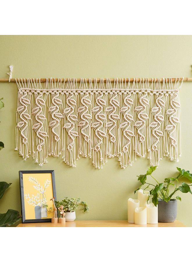 Bluejw New Bohemian Style Room Decoration Handmade Woven Tapestry Curtain Curtain Home Background Wall Decoration - Image 2