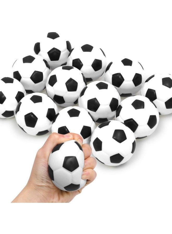 Novelty Place كرات ضغط للتوتر قابلة للعصر (12 عبوة) كرات مضادة للتوتر ممتازة لتخفيف التوتر أدوات الاسترخاء ألعاب فidget هدايا الحفلات ألعاب الكرة جوائز الكرنفال (قطر 2 3/4) - Image 1