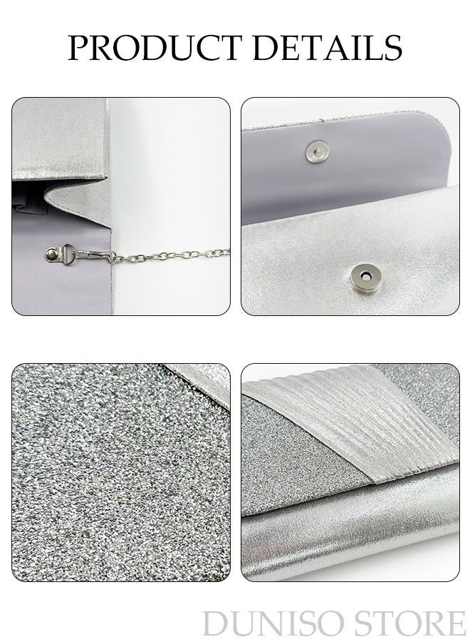 DUNISO Women Clutch Bag Evening bag Evening Handbag Lady Party Wedding Clutch Purse - Image 3