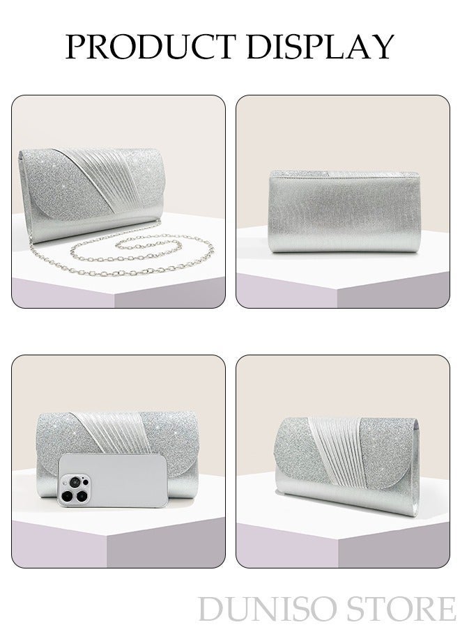 DUNISO Women Clutch Bag Evening bag Evening Handbag Lady Party Wedding Clutch Purse - Image 2