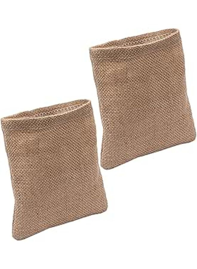 Linen Storage Bags 2 Pack Small Gunny Bags For Photography Props Food And Grains Easy Clean - Image 1