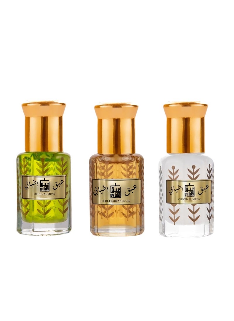 عبق اطيابي - مسك الطهارة - عود البخور -عطر الفل 6 مل - Image 1