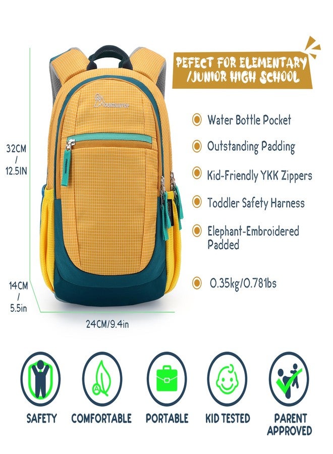 MOUNTAINTOP Kids Toddler Backpack 1-3，Small Kindergarten Backpack with Leash for Girls,Boys & Preschool Yellow - Image 3