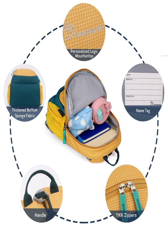 MOUNTAINTOP Kids Toddler Backpack 1-3，Small Kindergarten Backpack with Leash for Girls,Boys & Preschool Yellow - Image 5