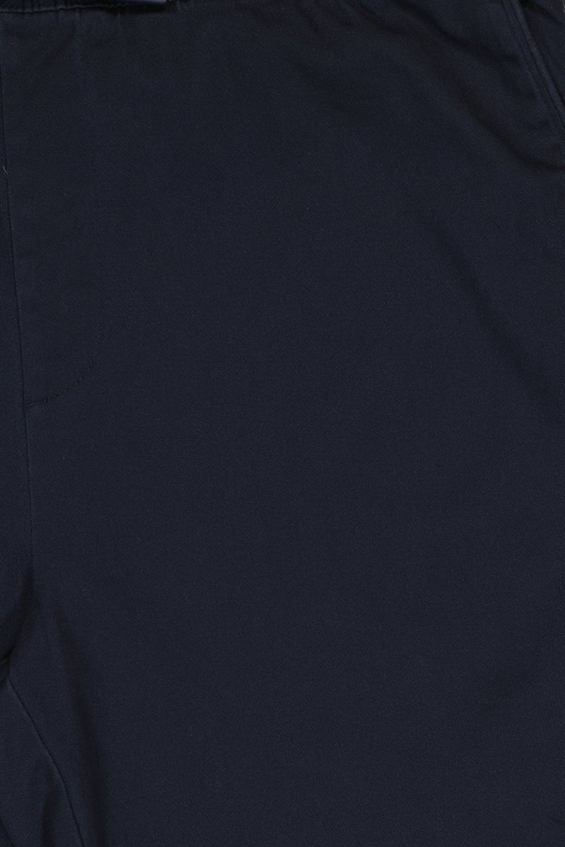 Threadbare Men Plain Basic Shorts, Navy Blue - Image 4