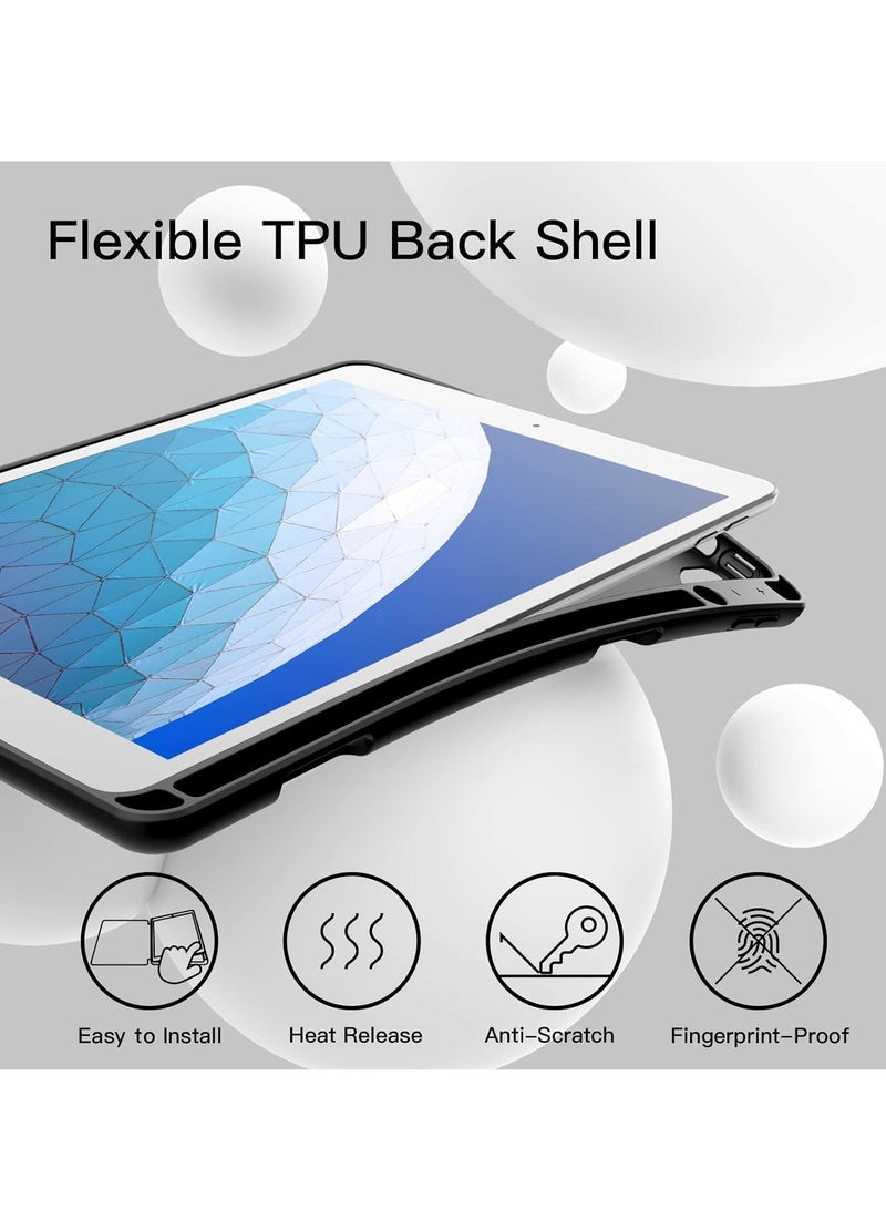 Cat - Cot iPad Air 3 Case and iPad Pro (10.5-Inch 2019, 3rd Generation) and iPad Pro 10.5 with Pencil Holder Slim Tablet Cover with Soft TPU Back Auto - Image 3