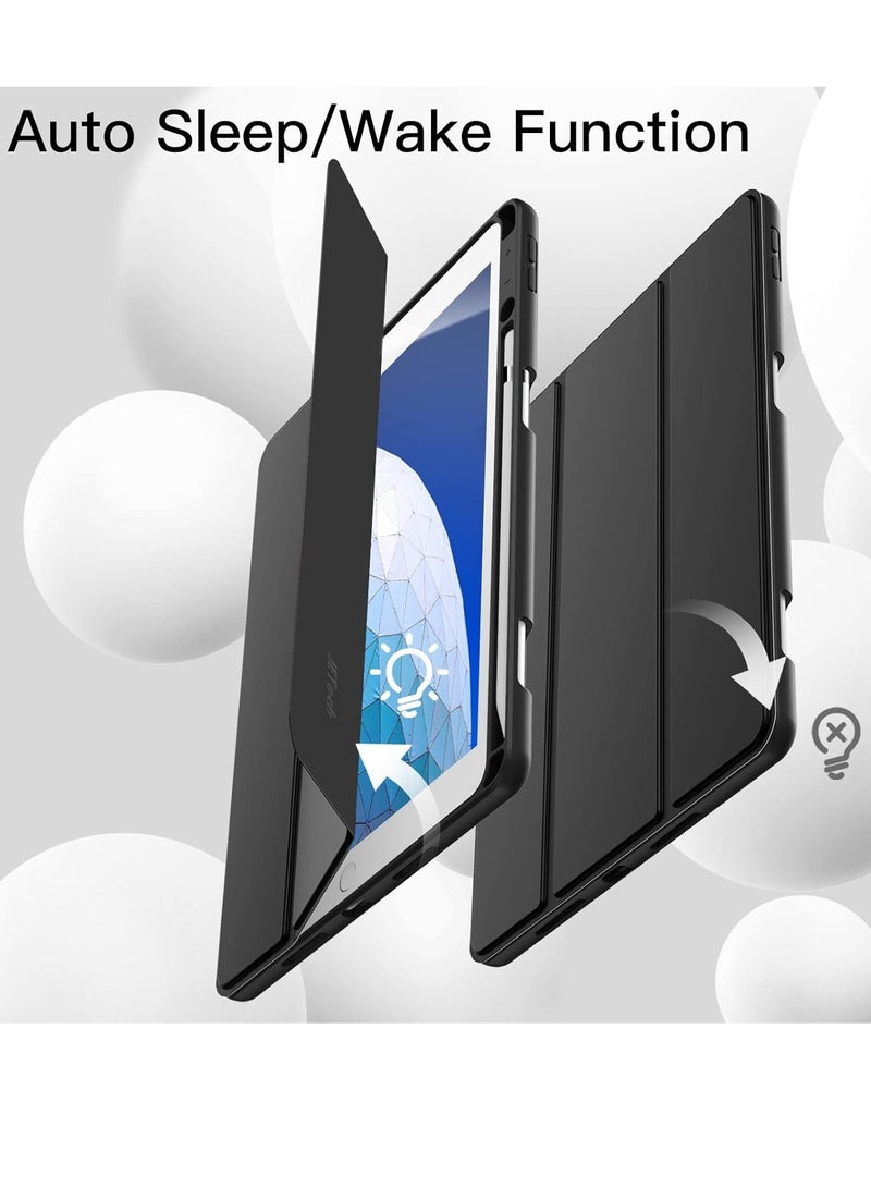 Cat - Cot iPad Air 3 Case and iPad Pro (10.5-Inch 2019, 3rd Generation) and iPad Pro 10.5 with Pencil Holder Slim Tablet Cover with Soft TPU Back Auto - Image 5