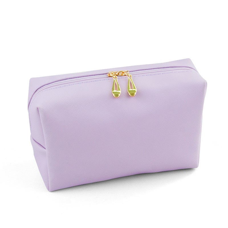 general Portable PU Waterproof Makeup Bag for Travel and Daily Use - Image 1