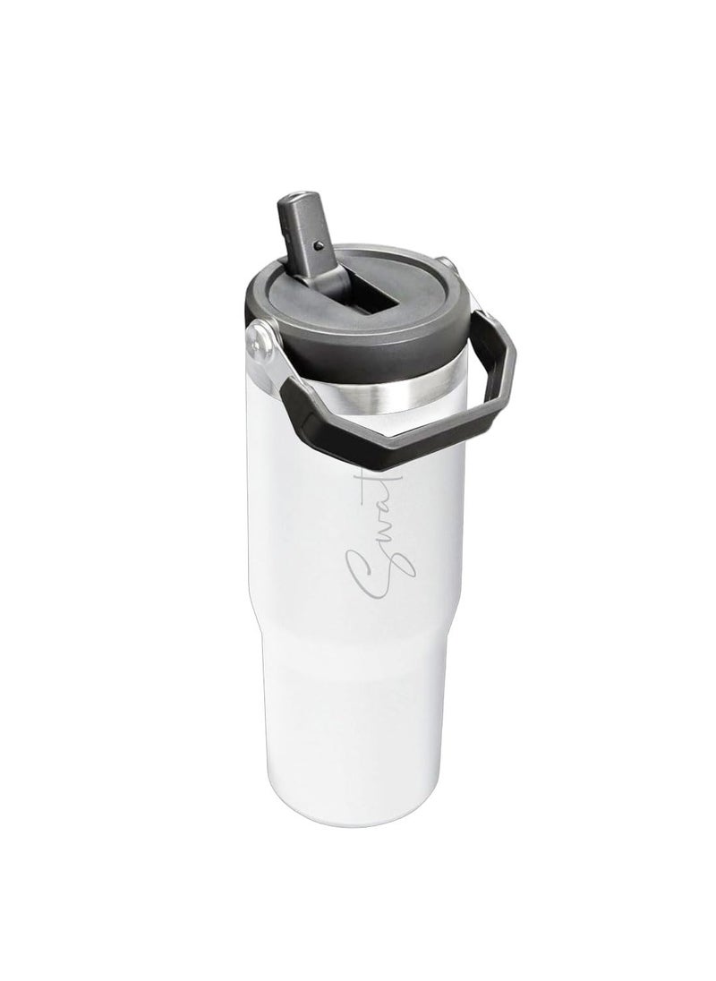Nutcase Nutcase Customized Insulated Sipper Tumbler Leak Proof Double Wall Vacuum Bottle with Handle 900ml  - Image 4