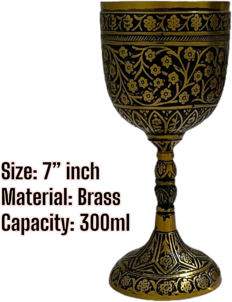 Morcomart Wine Chalice Goblet Medieval Decor Goblet Handmade Arthur King Chalice Goblet Beer Cup 280ml - Image 2