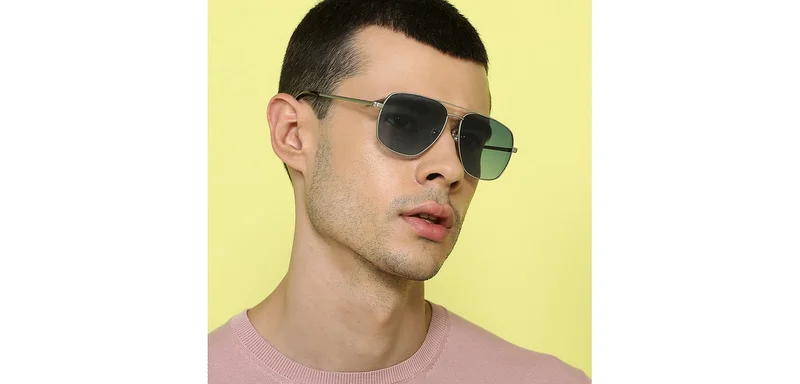 جون جاكوبس JJ Tints Full Rim Square Frame Polarized &amp; UV Protected Sunglasses JJ S12829 - 59mm - Grey