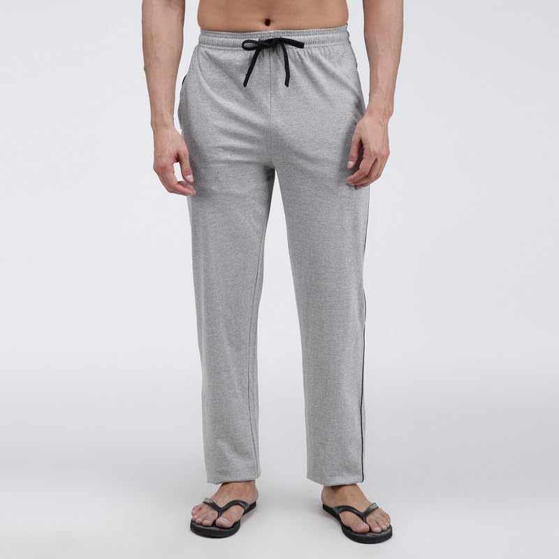 Amul Comfy Pack of 2 Multicolor Men's Solid Cotton Track Pant. - Image 2