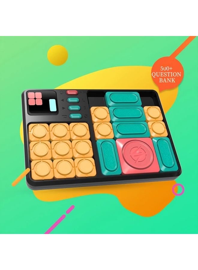 لعبة الألغاز المنزلقة التفاعلية البيضاء 500 تحدي لعبة تعليمية للسفر 7 مستويات صعوبة منطقة تخزين - Image 2