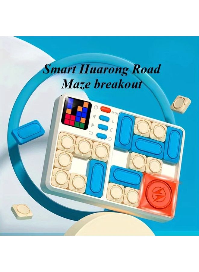 لعبة الألغاز المنزلقة التفاعلية البيضاء 500 تحدي لعبة تعليمية للسفر 7 مستويات صعوبة منطقة تخزين - Image 5