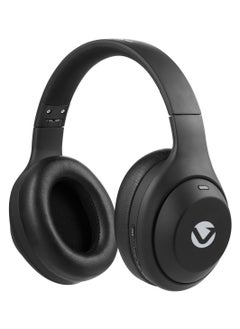 Volkano Sound Sweeper Series Active Noise Cancelling ,40mm Driver Immersive Sound, Headset Wireless, Bluetooth 5.3 Multipoint, Foldable Design playing time 20H - Black