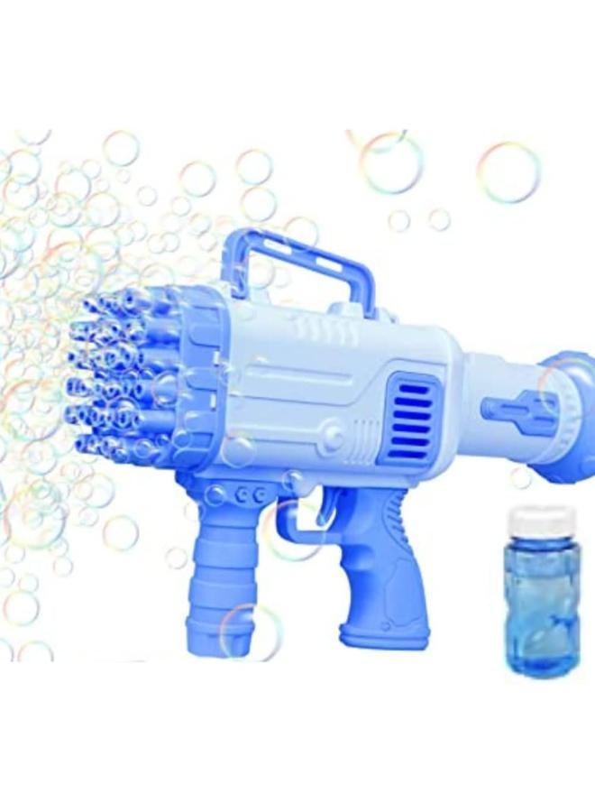 32-Hole Bubble Machine Gun with Bubble Solution – Automatic Bubble Maker - Image 1