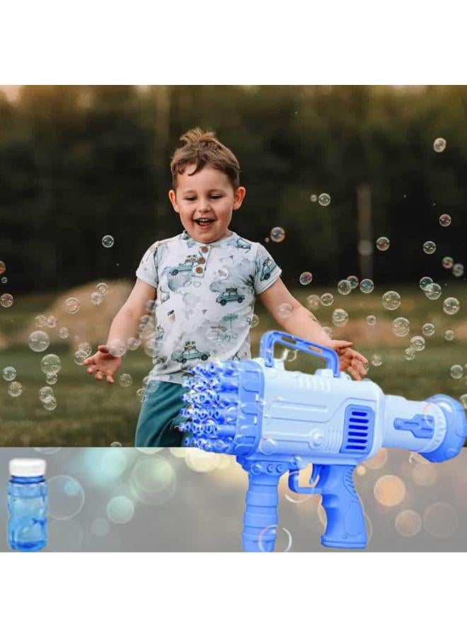 32-Hole Bubble Machine Gun with Bubble Solution – Automatic Bubble Maker - Image 3