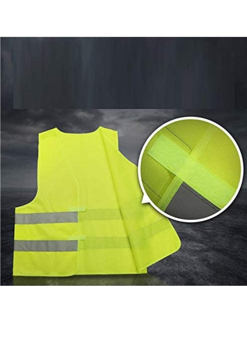 Reflective Vest Working Clothes High Visibility Day Night Warning Safety Vest Traffic Construction Safety Clothing Medium - Image 3