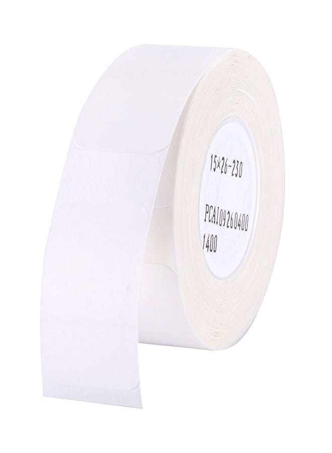 NIBEMINENT Waterproof Thermal Barcode Printing Label Paper White - Image 1