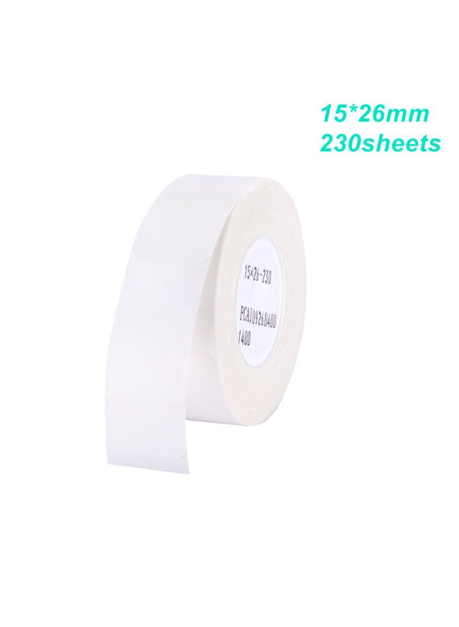 NIBEMINENT Waterproof Thermal Barcode Printing Label Paper White - Image 3