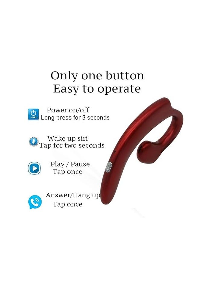 Wireless Bluetooth Headphone, Suitable For Wearing Glasses,Non Ear Plug Design Earphone,Instead of Bone Conduction Headphones, Painless Wearing Headset with Microphone.  - Image 3