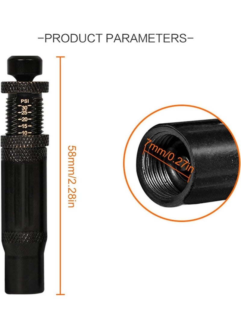 إي كوميرس باج مفرغ إطارات تلقائي 4 قطع قابل للضبط 10-30 PSI لأدوات تفريغ إطارات الطرق الوعرة 4x4 والصحراء والرمال - Image 4