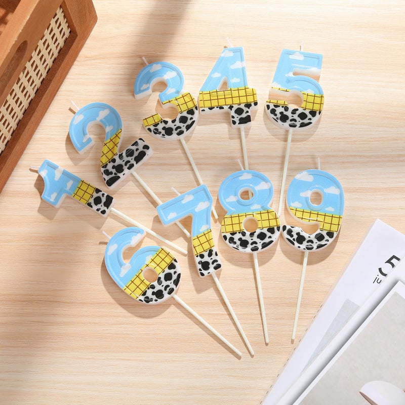 PHD CAKE 2.76 Inch Number 1 Toy Inspired Birthday Candles, Cartoon Story Number Candles, Cake Number Candles, Party Celebration, Style Candle - Image 5