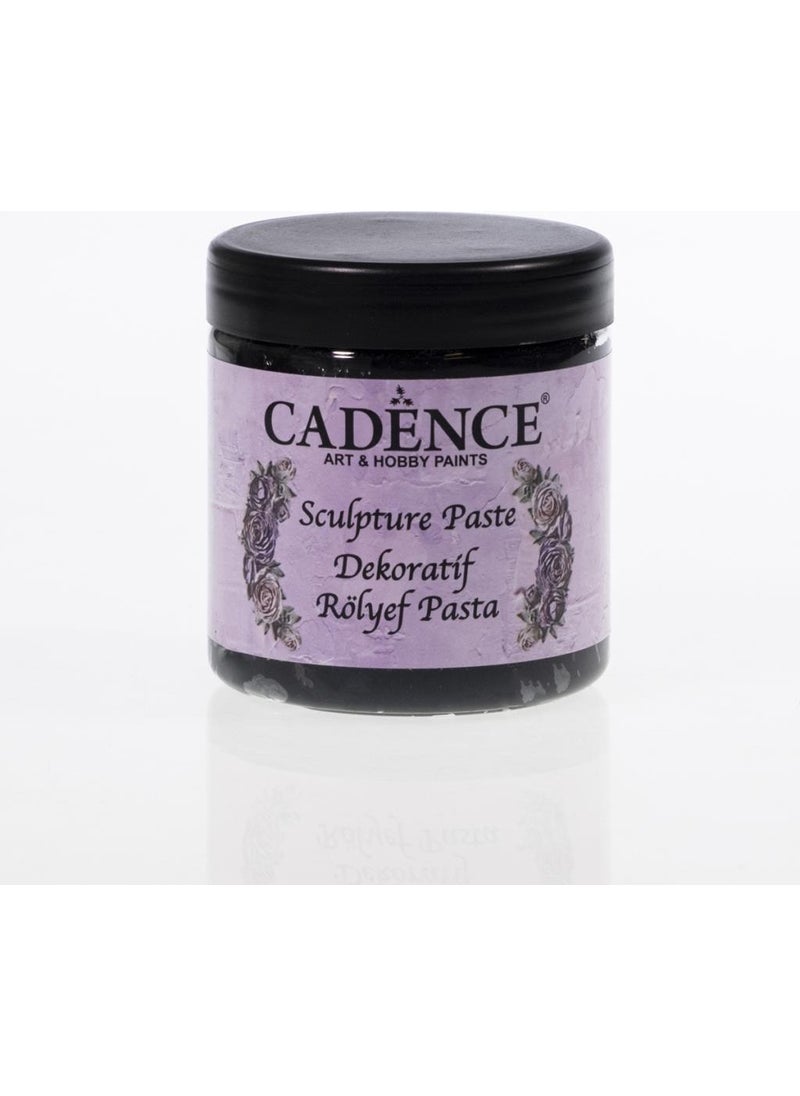 Cadence - Sculpture Relief Paste 6886 Black 250 ml - Image 1