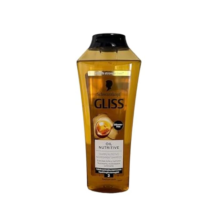 Gliss Oil Nutritive Shampoo, 13.6 Ounce - Image 1
