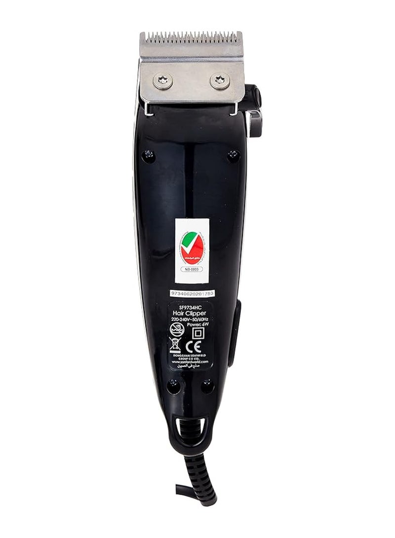 Sanford مقص شعر قابل لإعادة الشحن أسود/فضي/ذهبي - Image 3