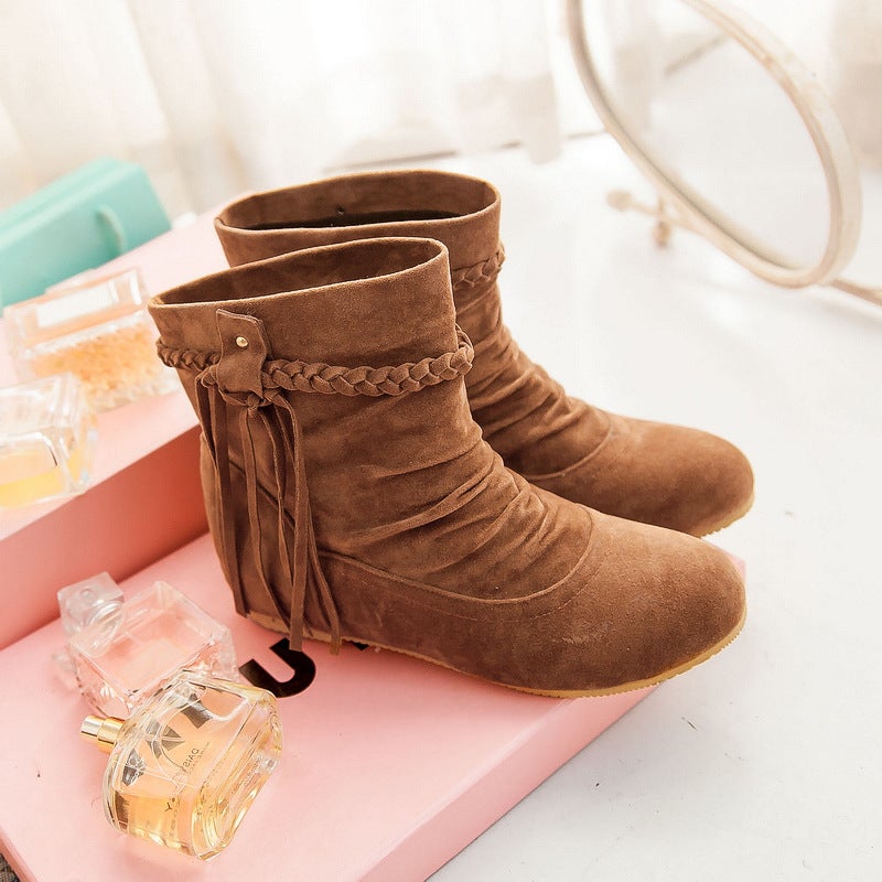 502388 Size 33-40-41-42-43 Size Tassel Frosted Boots Jgb2014N0008 - Image 3