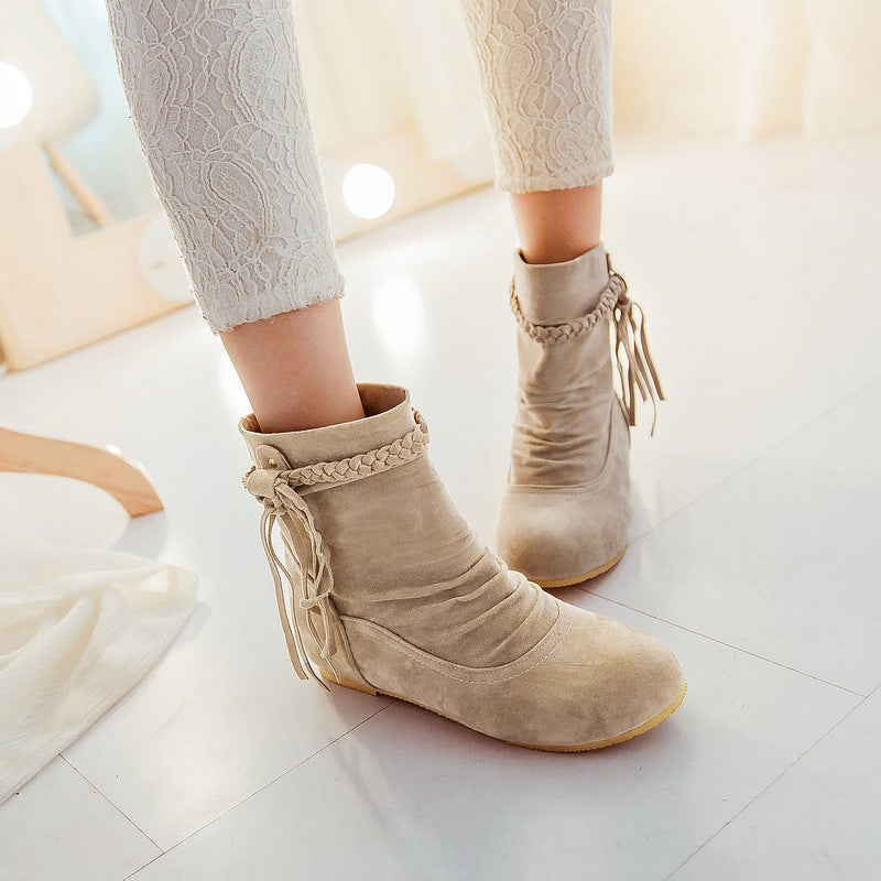 502388 Size 33-40-41-42-43 Size Tassel Frosted Boots Jgb2014N0008 - Image 2