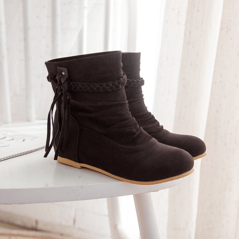 502388 Size 33-40-41-42-43 Size Tassel Frosted Boots Jgb2014N0008 - Image 4