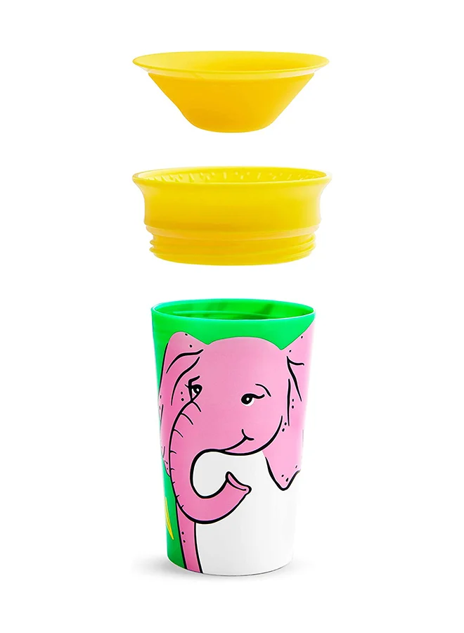 Munchkin Miracle 360 Wildlove Sippy Cup 9 Oz / 266 Ml Elephant