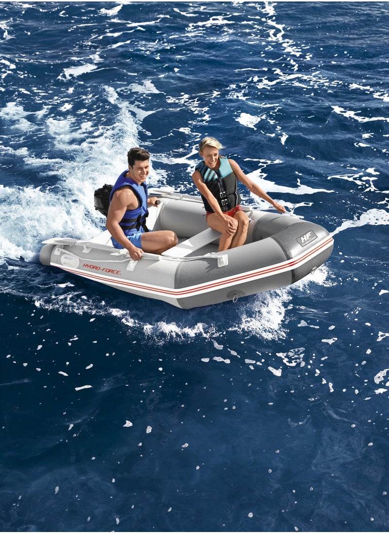 Bestway Bestway Hydro-Force Caspian Pro Inflatable Boat Set 280x152x42cm | Boat Set with Hand Pump, Paddle and Storage Bag | Water Adventure  - Image 2