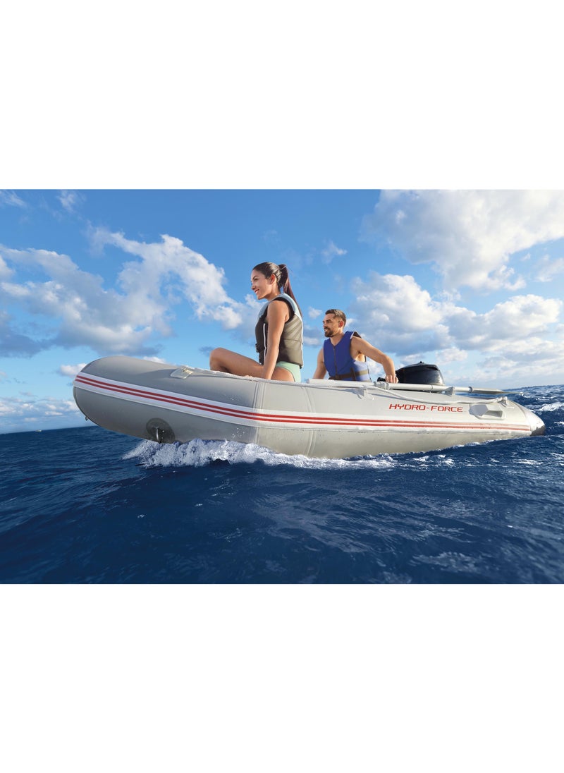 Bestway Bestway Hydro-Force Caspian Pro Inflatable Boat Set 280x152x42cm | Boat Set with Hand Pump, Paddle and Storage Bag | Water Adventure  - Image 3