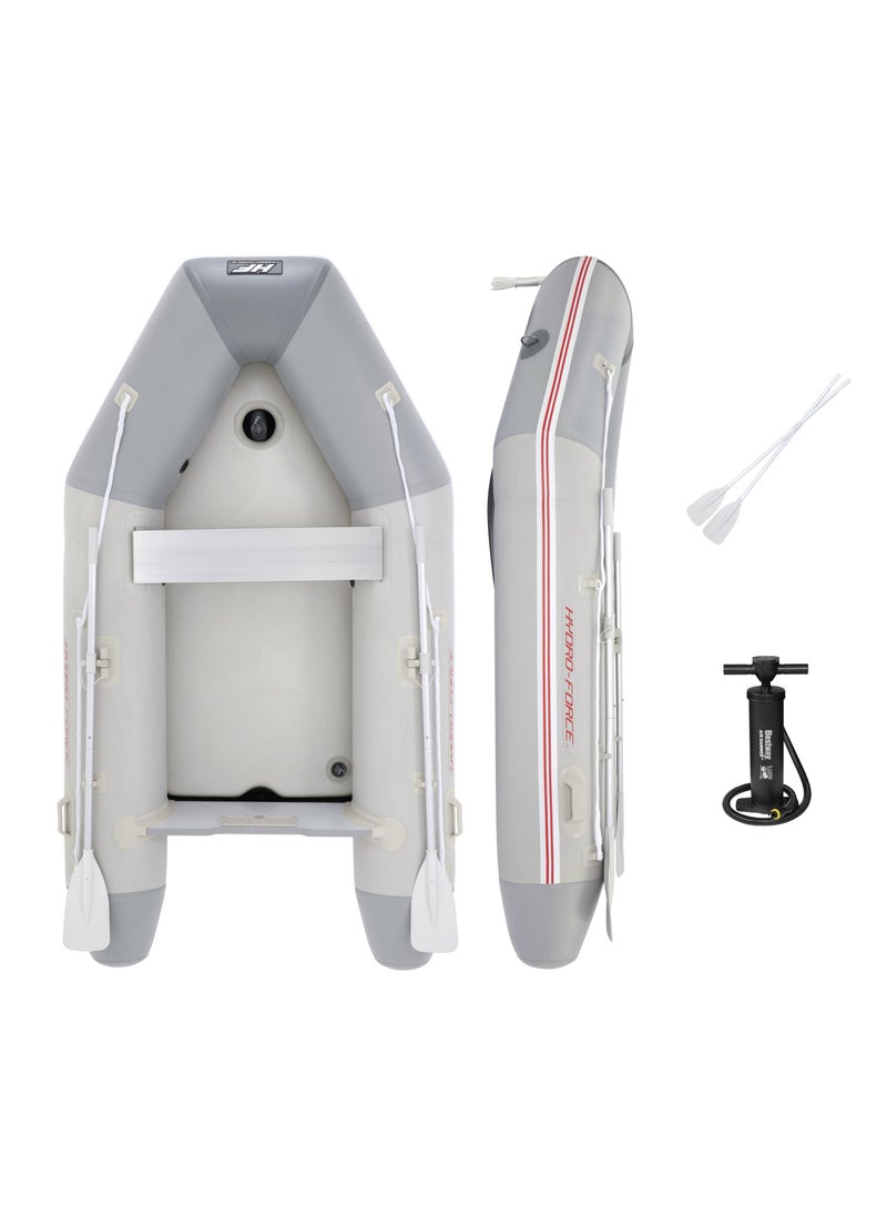Bestway Bestway Hydro-Force Caspian Pro Inflatable Boat Set 280x152x42cm | Boat Set with Hand Pump, Paddle and Storage Bag | Water Adventure  - Image 1