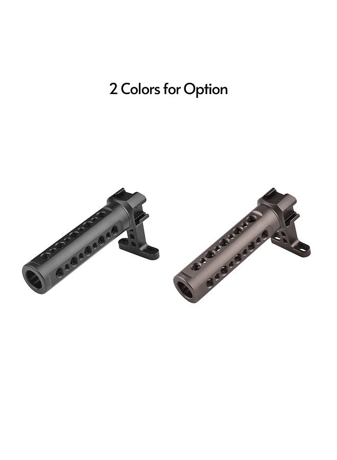 Generic Universal Camera Cage Top Handle Grip with 1/4 Inch 3/8 Inch Threaded Screw Holes Cold Shoe Mounts for Photography Lamp Microphone  - Image 5