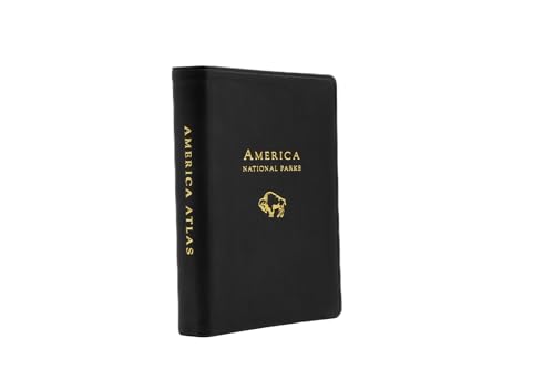 Decorvo U.S. National Parks Journal for Aduts - Genuine Leather Travel Notebook 6 x 4 3/8 inches - Black - Image 4