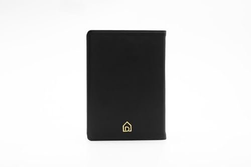 Decorvo U.S. National Parks Journal for Aduts - Genuine Leather Travel Notebook 6 x 4 3/8 inches - Black - Image 2