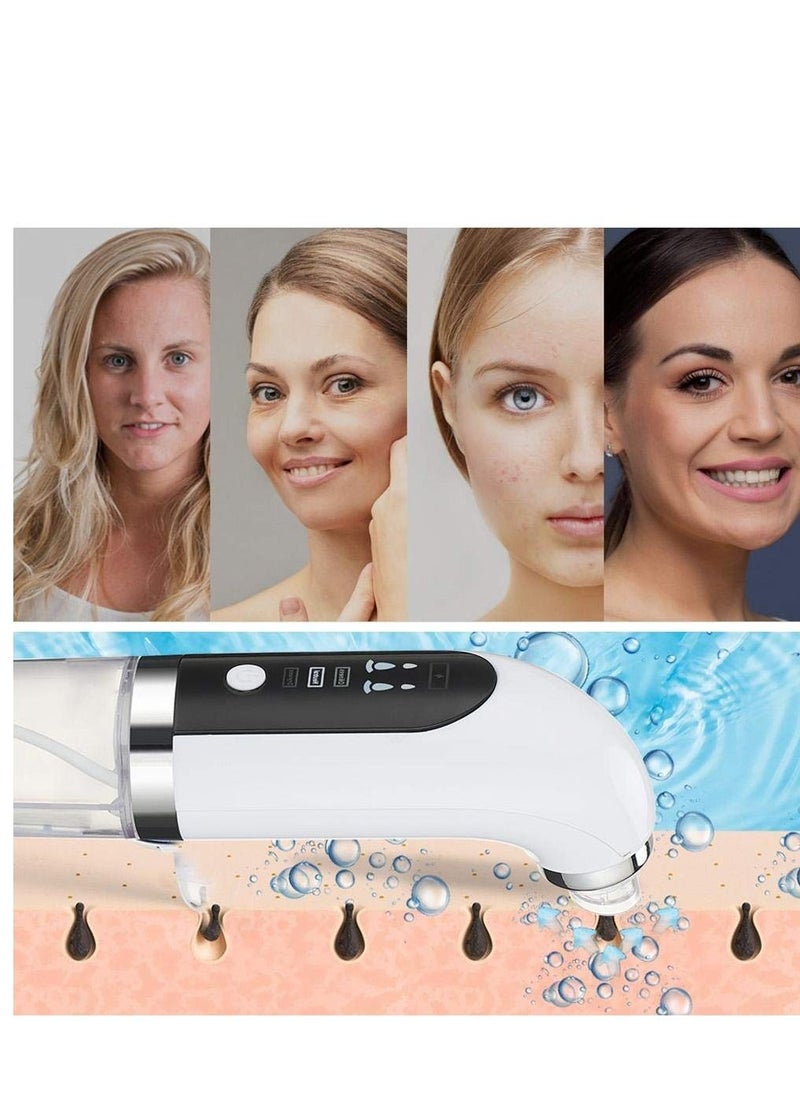 Y&D Blackhead Remover Pore Vacuum Cleaner Facial Comedone Extractor USB Rechargeable Black Head Suckers with 3 Adjustable Suction Power and 6 Replacement Probes  - Image 5