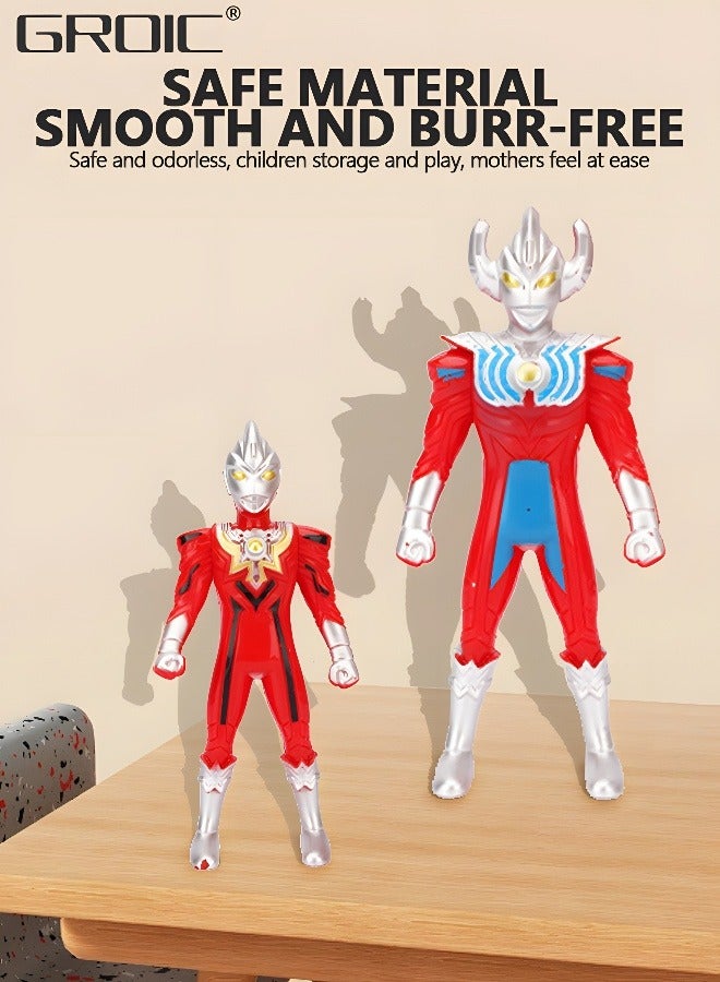 GROIC 5 Pcs Ultraman Set Ultraman Figure Set Ultra Hero Set Ultraman Action Figure Toys Set Superhero Set Best Gifts Toys for Kids - Image 5