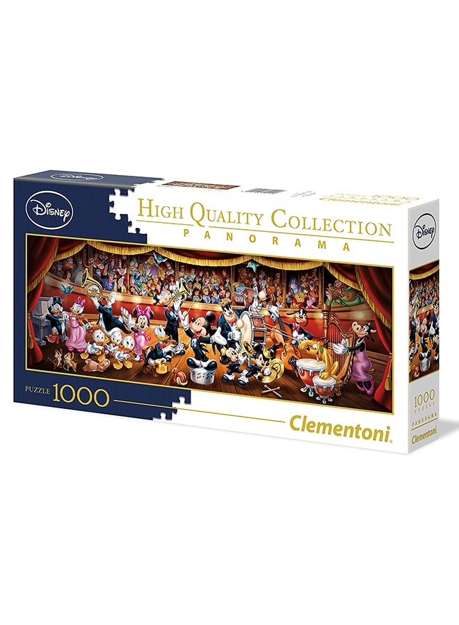 Clementoni - 39445 - Disney Panorama Collection Puzzle for Adults and Children - Disney Orchestra - 1000 Pieces Multicolor - Image 3