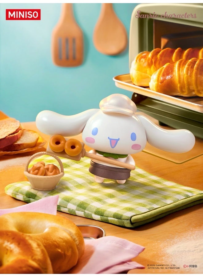 MINISO x Sanrio Characters Pastry Chef Collection Collectible Figurine Blind Box, Full Display Set of 6 Sealed Mystery Boxes, Character Collectible for Display and Gifting - Image 2