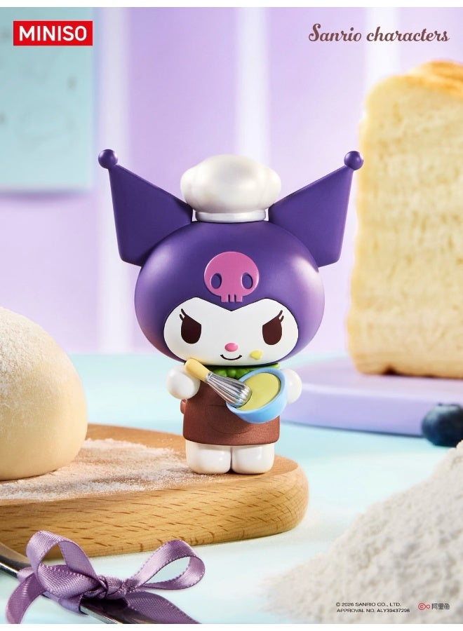 MINISO x Sanrio Characters Pastry Chef Collection Collectible Figurine Blind Box, Full Display Set of 6 Sealed Mystery Boxes, Character Collectible for Display and Gifting - Image 3