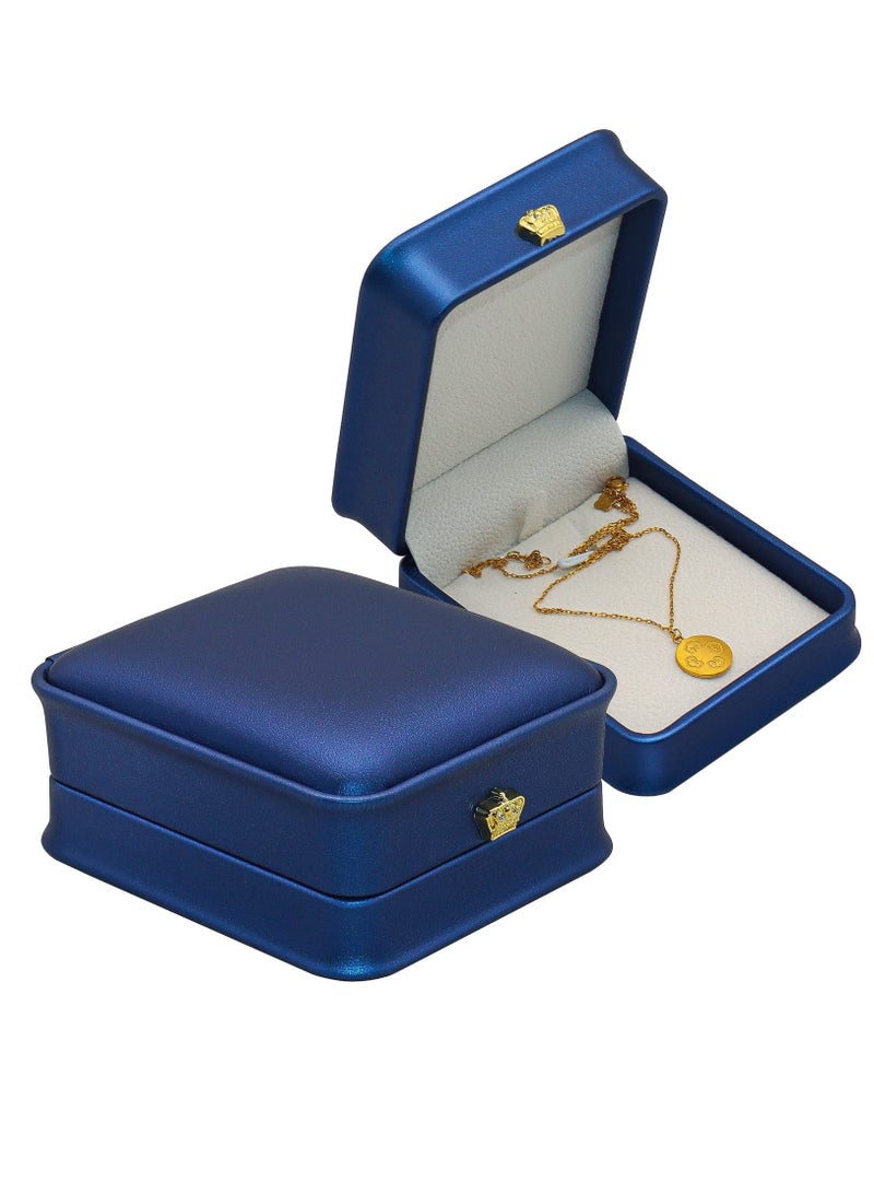 SOLARAE Elegant Jewelry Storage Box for Necklace Pendant - Perfect Gift Case for Weddings, Proposals, Engagements, Birthdays, and Valentine's Day (1 Piece) - Image 1