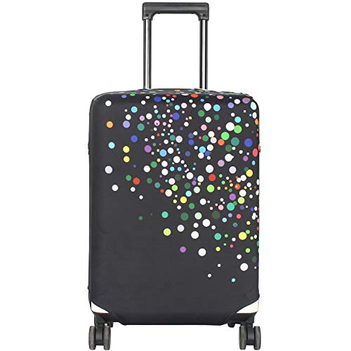HYPER VENTURE Washable Luggage Cover - Fashion Suitcase Protector Fits 31-32 Inch Luggage (Color Dots, XL) - Image 1