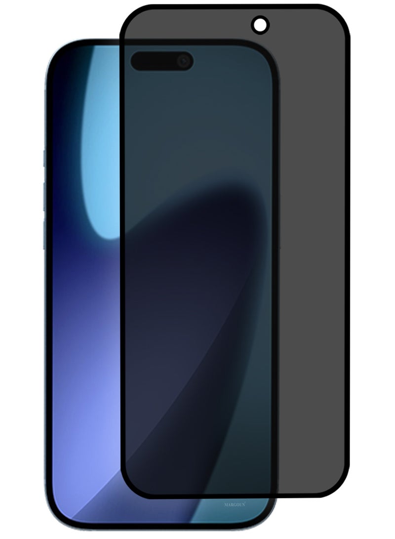 CATANES حماية شاشة خصوصية ثلاثية الأبعاد متميزة لجهاز آيفون 17 إير، زجاج مقسى مضاد للتجسس، رؤية واضحة عالية الدقة، تركيب سهل - Image 3